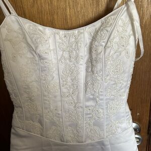 Elegant White Embroidered Dress